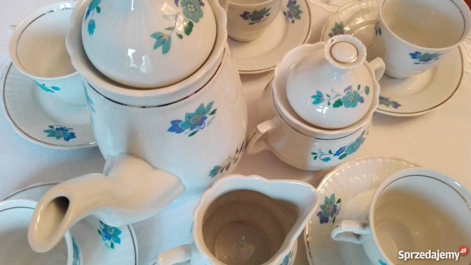 Serwis do kawy stara porcelana Włocławek