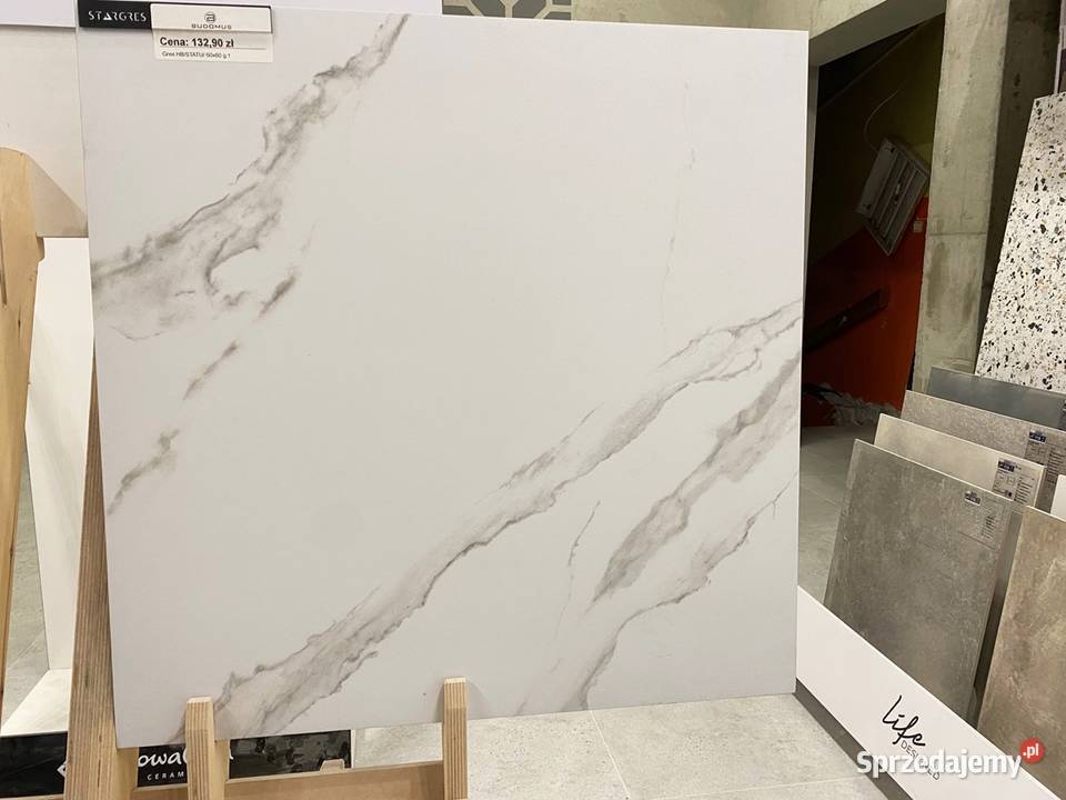 Płytka 60x60 Calacatta Marmur statuario stargres Zakopane