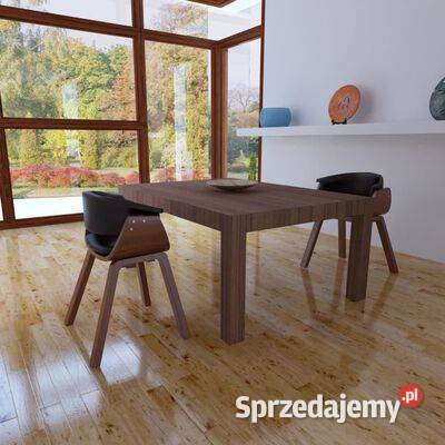 vidaXL Krzesła stołowe 2 gięte drewno i sztuczna Warszawa