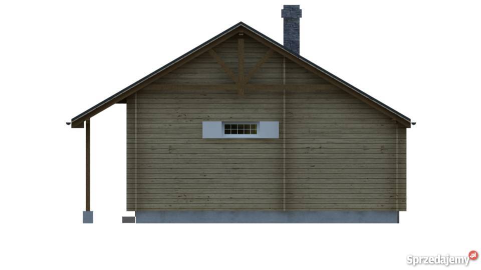 Projekt domu R02 drewniany zachodniopomorskie Koszalin