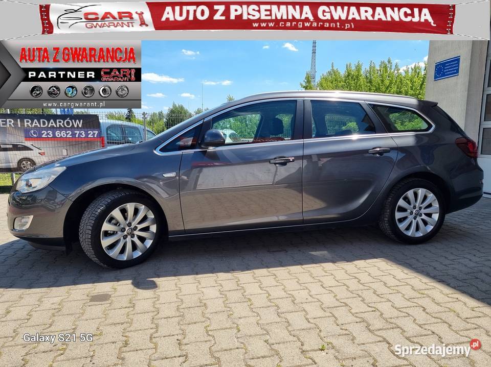 Opel Astra J 14 120 nawigacja półskóry alufelgi mazowieckie Płońsk