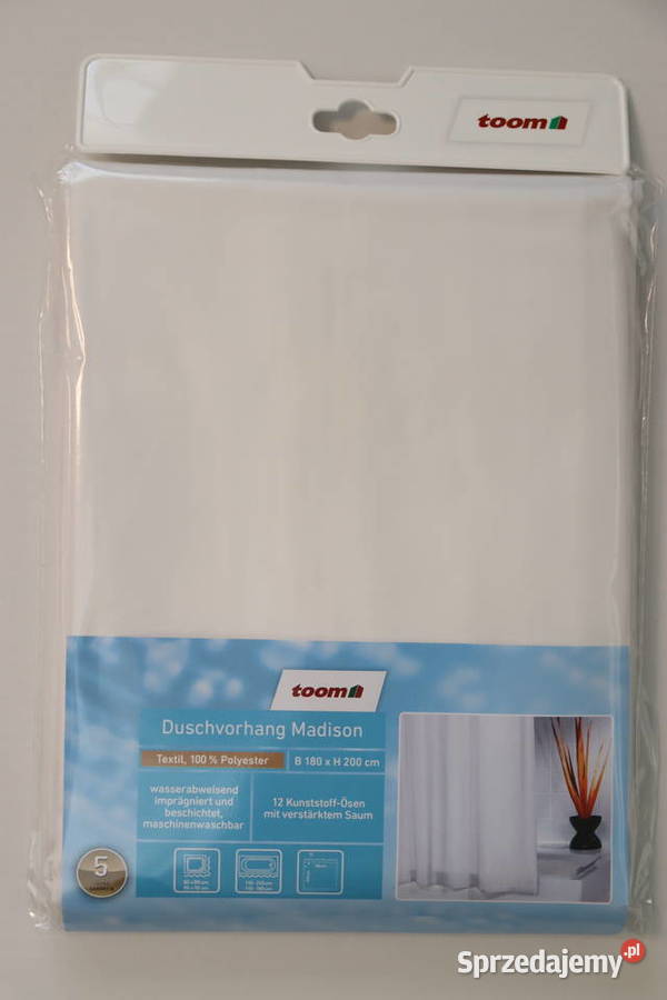 Zasłona prysznicowa 180x200 Warszawa sprzedam