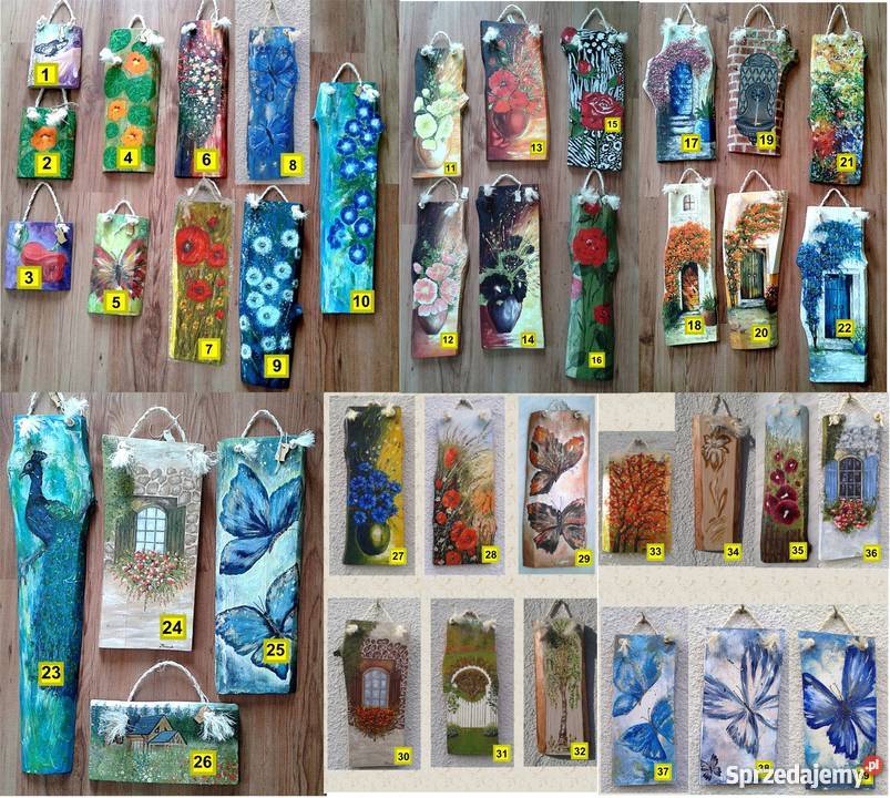 Róże czerwoneobraz olejny na desce