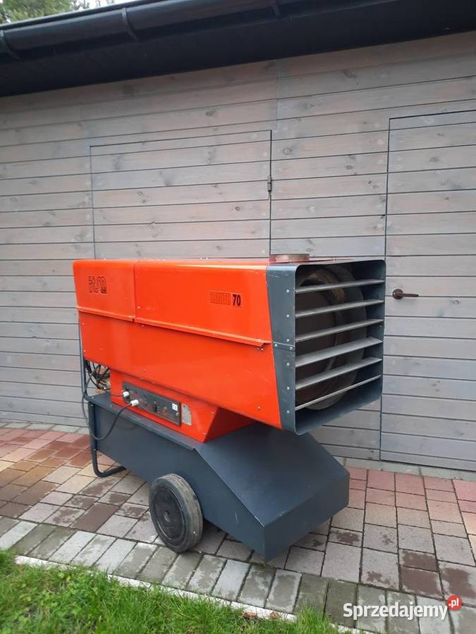 Nagrzewnica powietrza olejowa z kominem 75kw Bojanowo