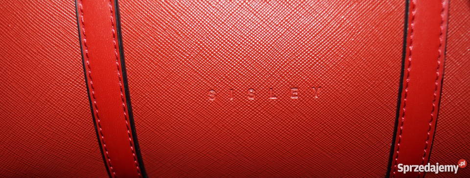 Nowa czerwona torebka listonoszka Sisley mazowieckie Warszawa