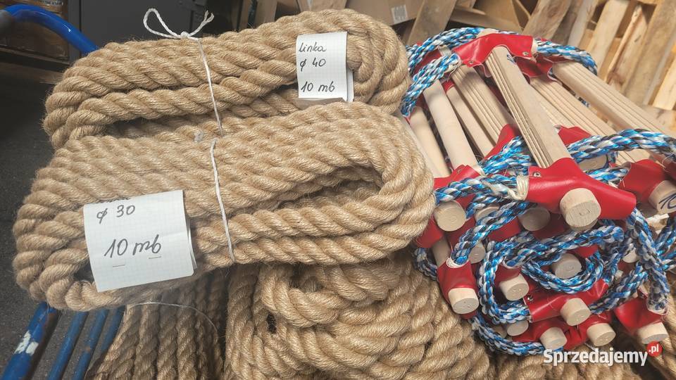 Naturalna LINA JUTOWA 10MM100m sznurek jutowy małopolskie Rzeszotary