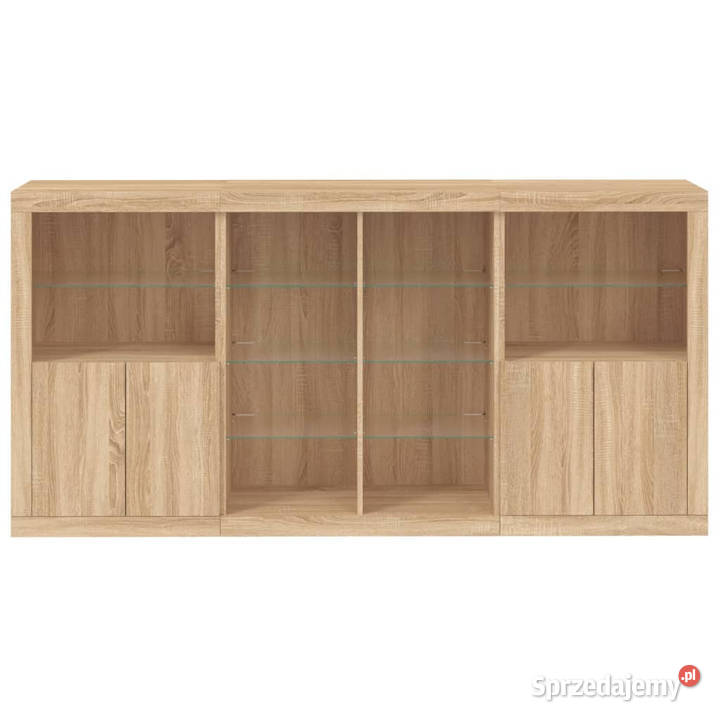 Szafka z oświetleniem LED dąb sonoma 202x37x100 Warszawa sprzedam