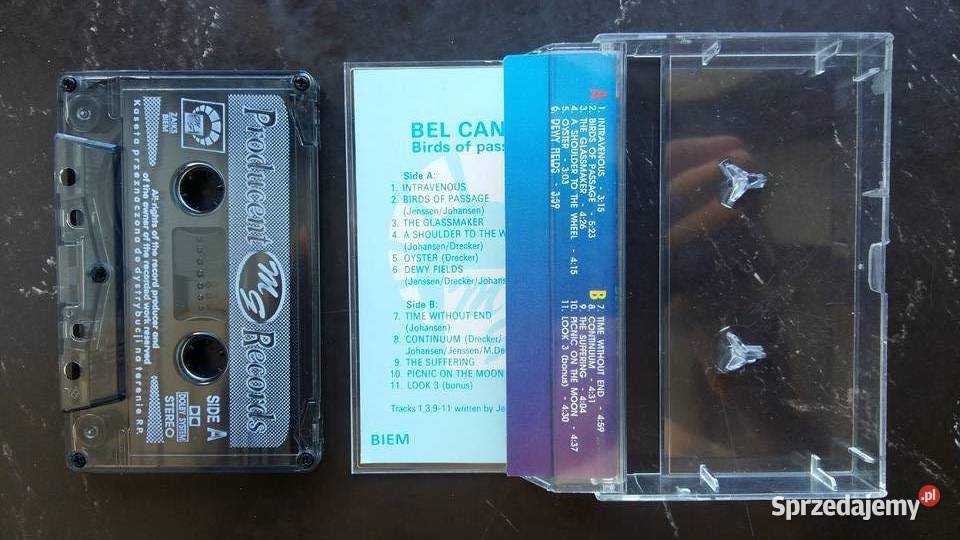 Kaseta magnetofonowa Bel canto Birds of passage Siemiatycze sprzedam