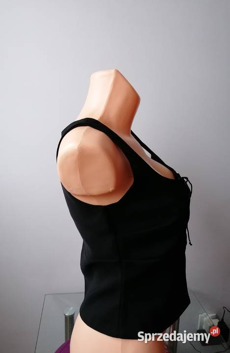 DAMSKI CZARNY TOP EVIE CLOTHING RUK 10 EUR 38M Łódź