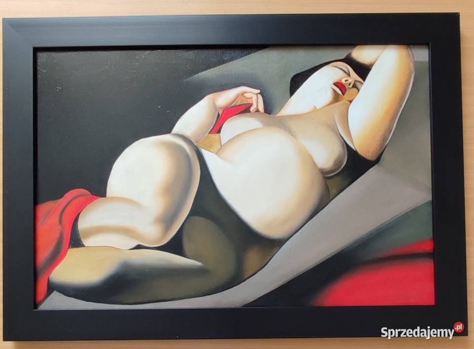 Kopia obrazu T Łempickiej La Belle Rafaela mazowieckie Warszawa sprzedam