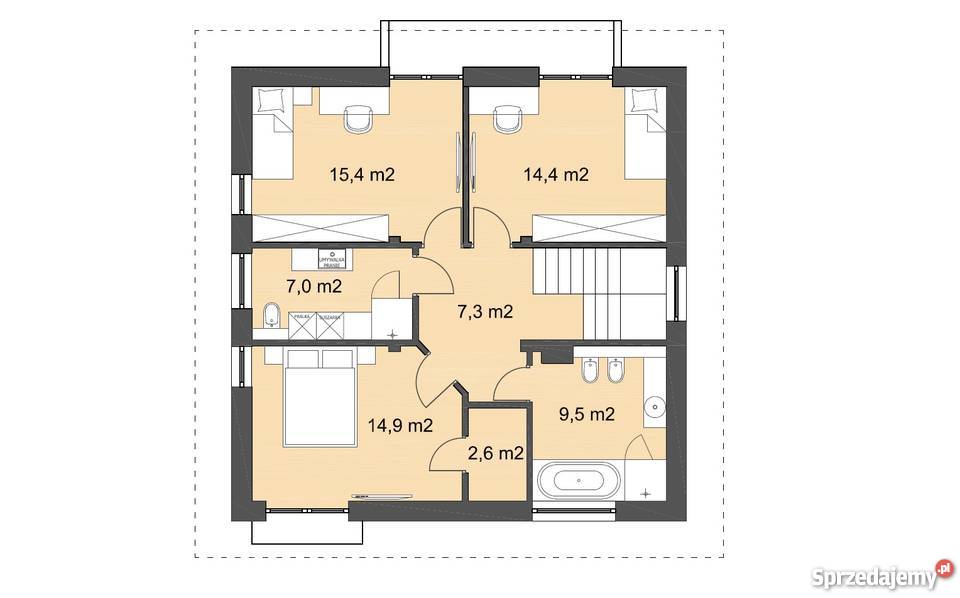 Nowy dom Łódź Górna osiedle Rokicie 6 do centrum Łódź
