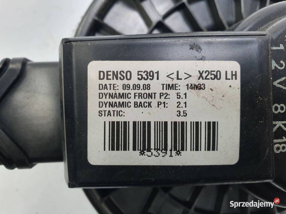 WENTYLATOR KABINOWY JAGUAR XF 2727005391 osobowe Lipno