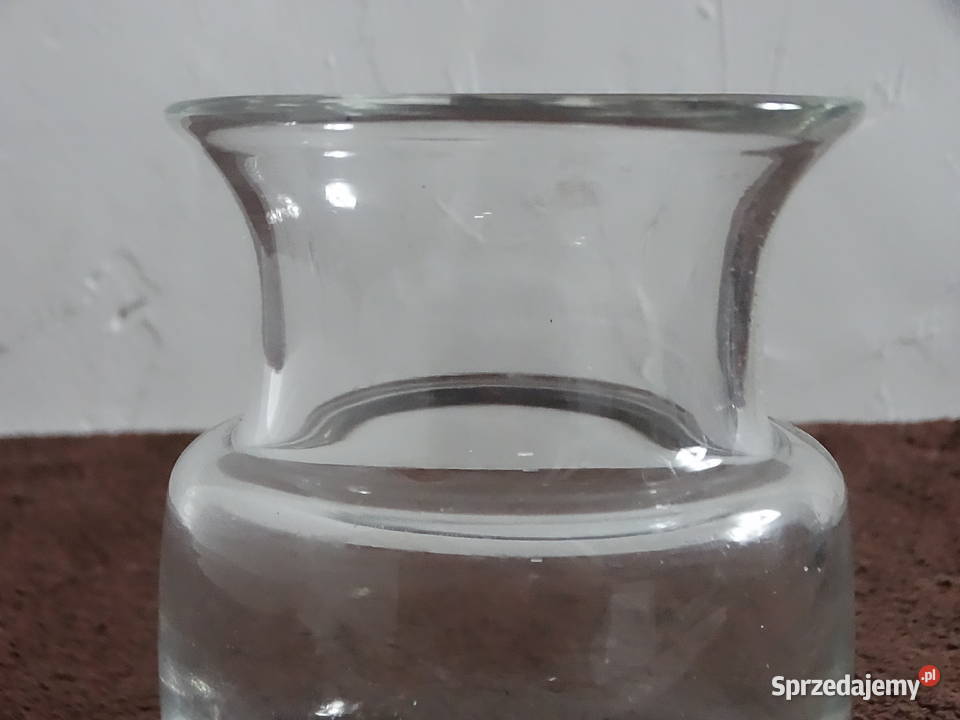 Stylowy Wazon z Grubego Szkła Solidny i lubelskie