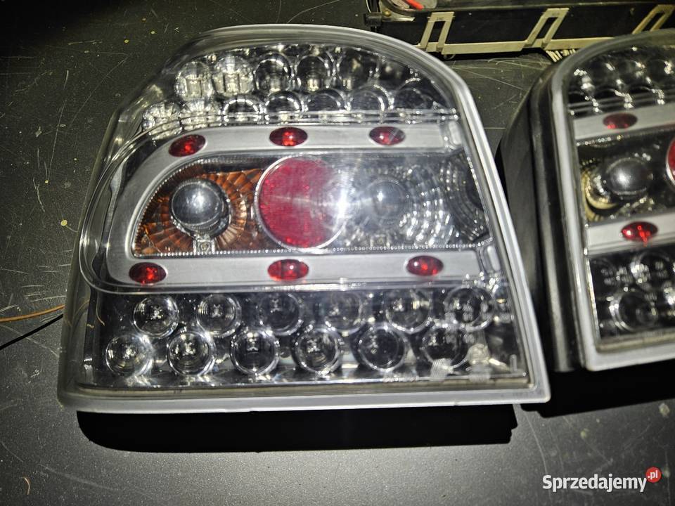 Vw Golf 3 MK3 Lampy Tylne Ledowe Led Clear Rok produkcji 1994 Skawina