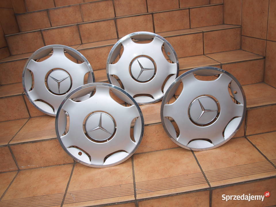 Mercedes kołpaki 15 oryginalne chrom komplet 4 Kołpaki Kalisz