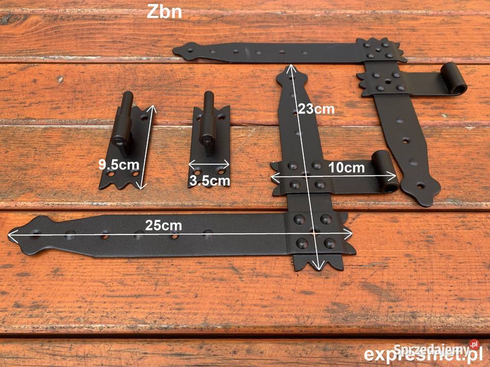 Zawias budowlany 250 narożnikowy czarny Kuty Rzeszotary