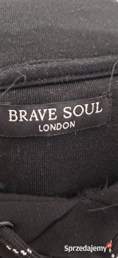 Nowa czarna męska bluza z kapturem Brave Soul z Rozmiar M Odzież codzienna małopolskie Tarnów