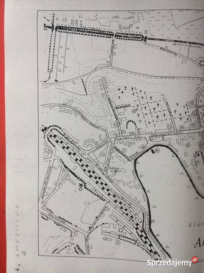 456 Niemiecki Plan Choszczna Antykwariat zachodniopomorskie sprzedam