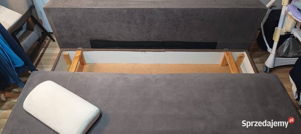 Łóżkakanapa 200x140 szare