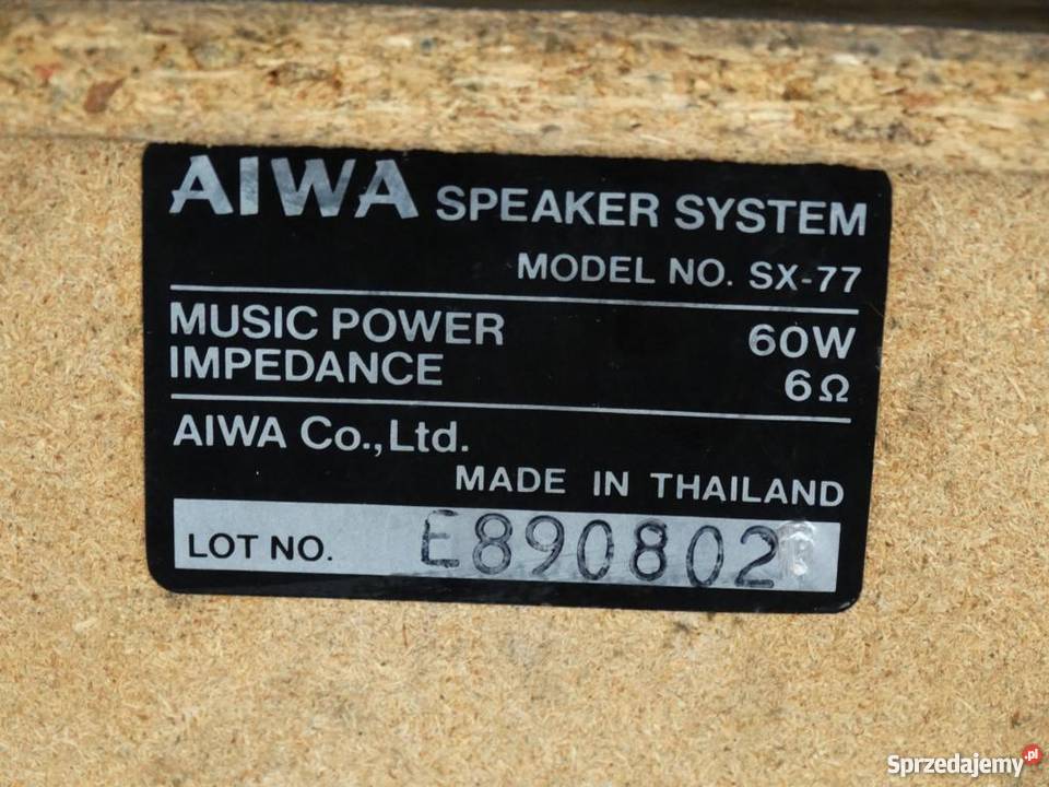 Kolumny Aiwa SX77 WYSYŁKA Jasło