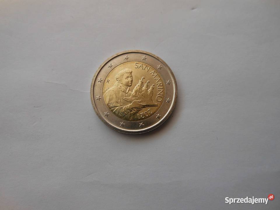 San Marino dwie monety 2 euro Bukowo