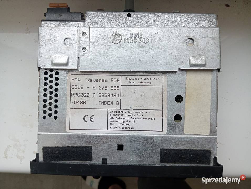 radio bmw reverse b Blaupunkt Radioodtwarzacze zachodniopomorskie Pyrzyce