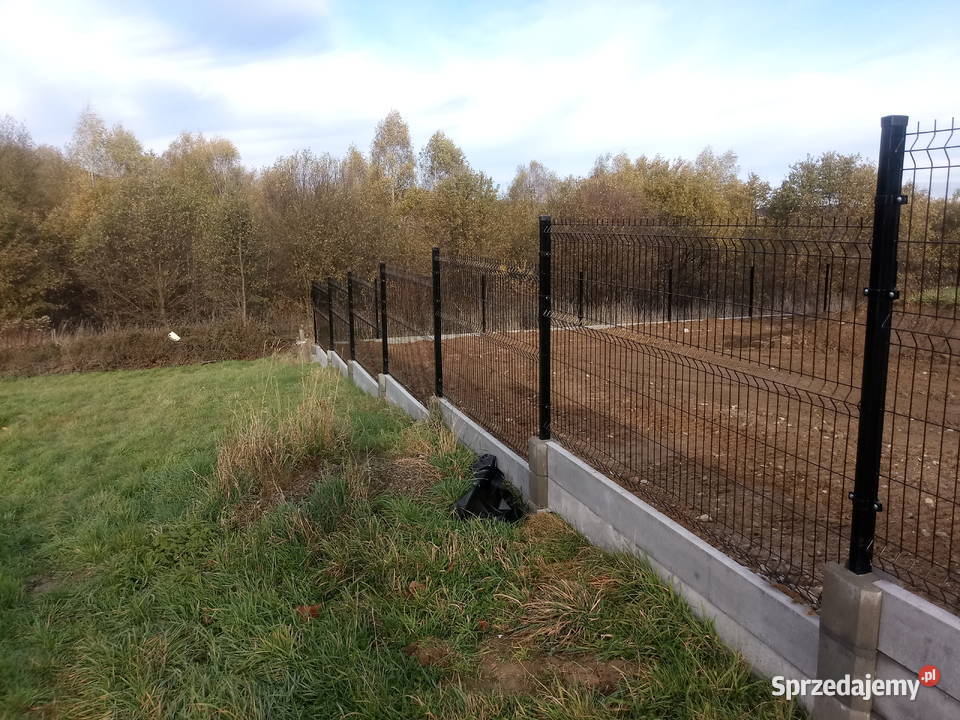 Ogrodzenie kompletne 153x250 kolor podmurówka Gorlice