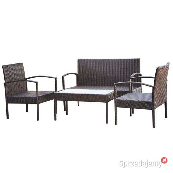 vidaXL 4cz zestaw wypoczynkowy do ogrodu mazowieckie Warszawa