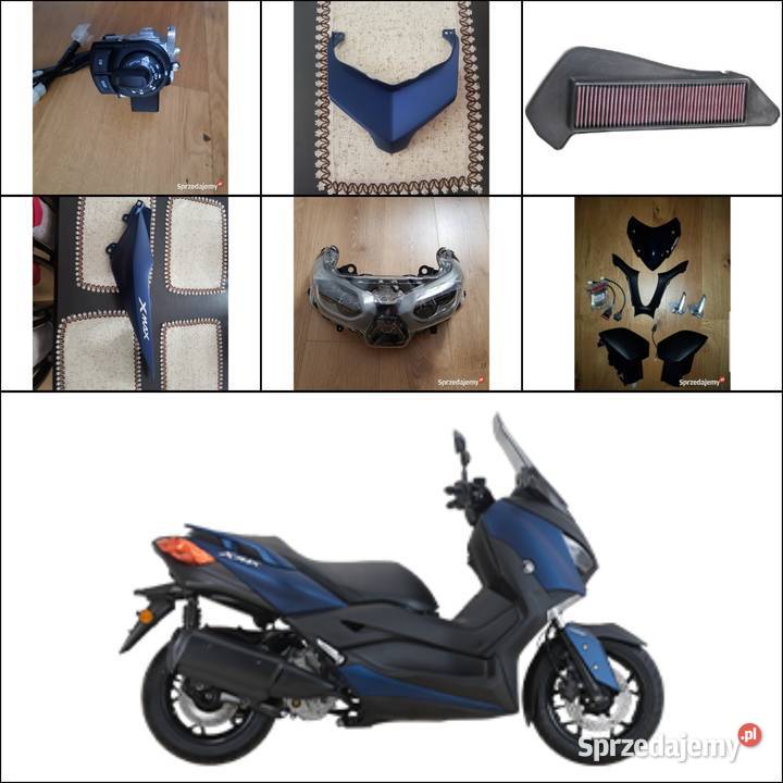 Plastiki owiewki niebieskie blue mat Yamaha X 18 Lubartów sprzedam