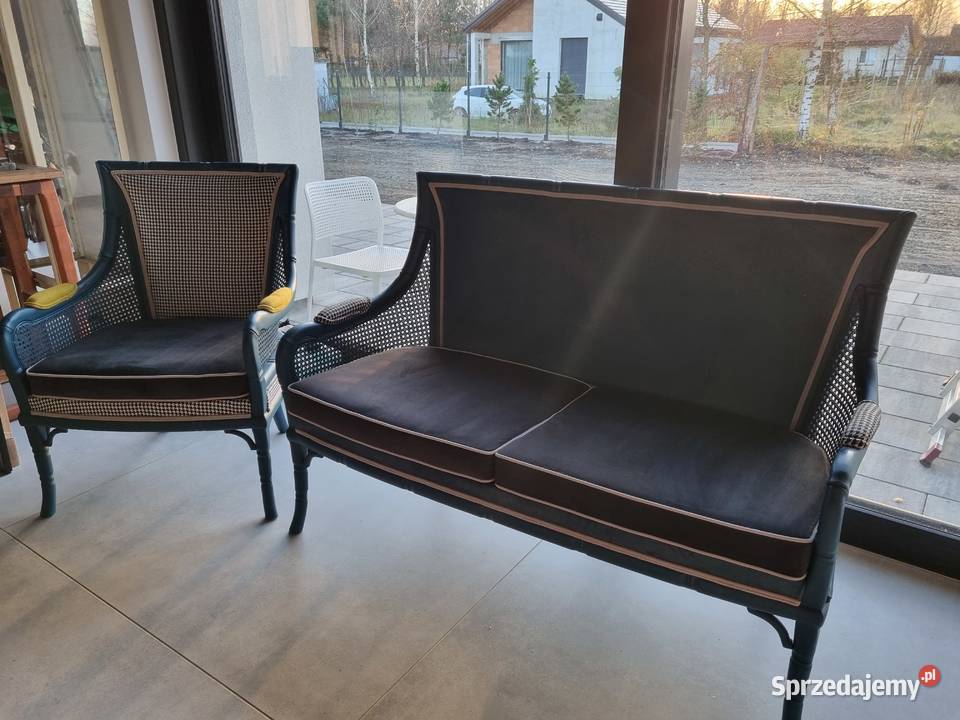 komplet ławki z fotelem odświeżony Bydgoszcz sprzedam