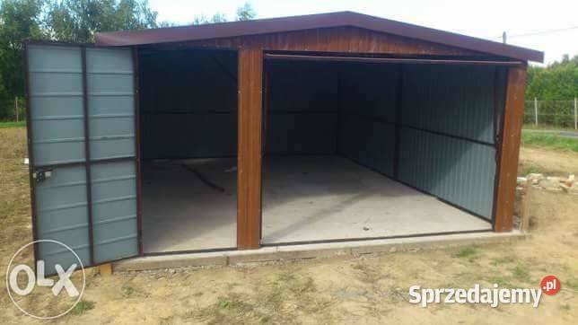 BLASZAK Drewnopodobny Złoty Dąb Garaże Blaszane Sztum