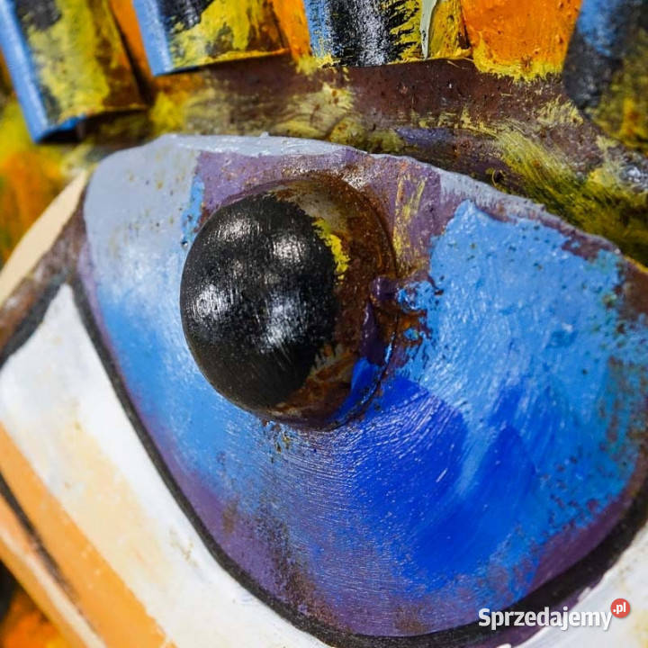 Obraz metalowy 3D LOFT KUBIZM 60x90 świętokrzyskie Chmielnik