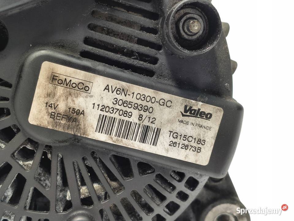 ALTERNATOR Ford Fiesta 16 TDCi AV6N10300GC lubelskie sprzedam