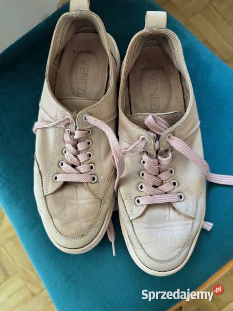 Buty damskie Venezia 37 różowe ze skóry Częstochowa