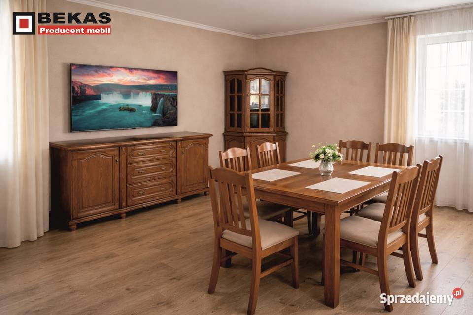 Stylowa Komoda 160 Dąb Rustikalny Orzech Wenge 81cm Dąbrowice