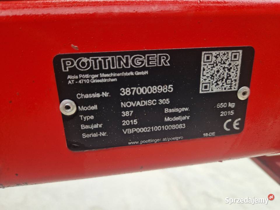 Kosiarka dyskowa Pottinger 3m Fransgrd 28m Osiek Mały-Kolonia