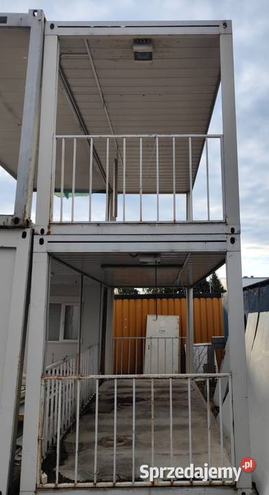 Taras balkon kontenerowy zestaw 2 kontener 6m Łomianki