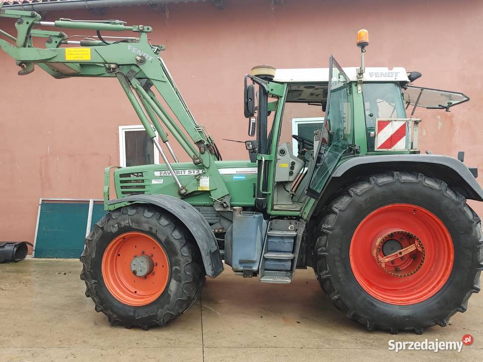 Ciągnik Fendt 512 Amortyzacja przedniej osi Nysa