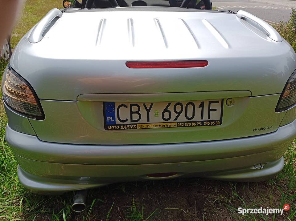 Peugeot 206 CC S16 najlepsza wersja PIĘKNY MAŁY Bydgoszcz sprzedam