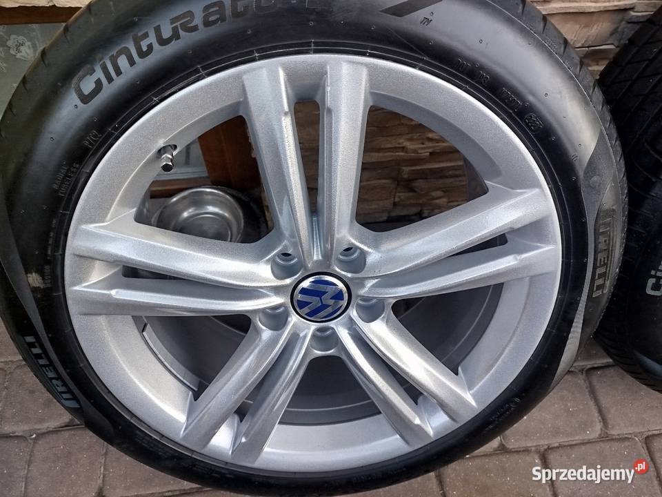 Alufelgi Audi VW 18 Opony Pirelli Inowrocław sprzedam