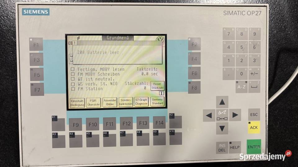 Panel OP 27 Color siemens 6AV36271LK001AX0 Gaworzyce