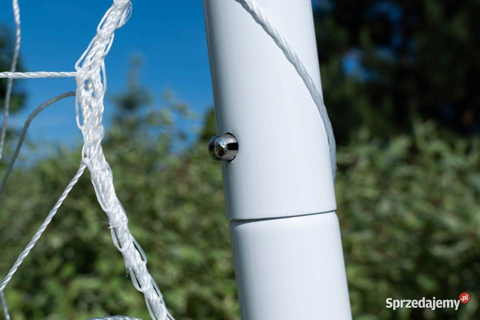 Duża metalowa bramka piłkarska z siatką mocna Poznań sprzedam