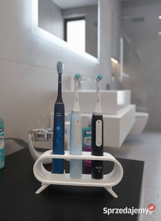 Stojak na 3 szczoteczki 1x Philips Sonicare i 2x Kęty