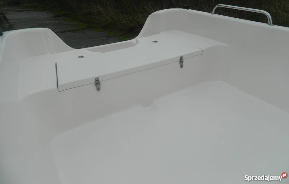 łódź łódka wędkarska wiosłowa motorowa PART 360 Police