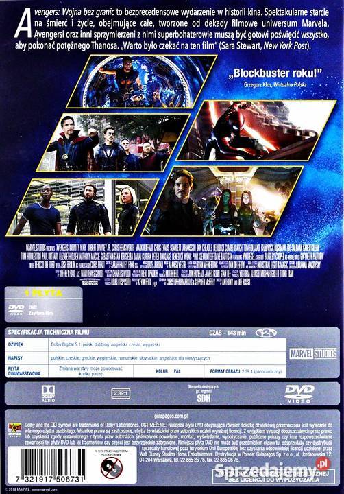 AVENGERS WOJNA BEZ GRANIC ROBERT DOWNNEY JR