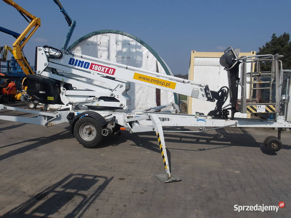 Podnośnik koszowy na przyczepie Dinolift DINO Dźwigi, podnośniki Pleszew