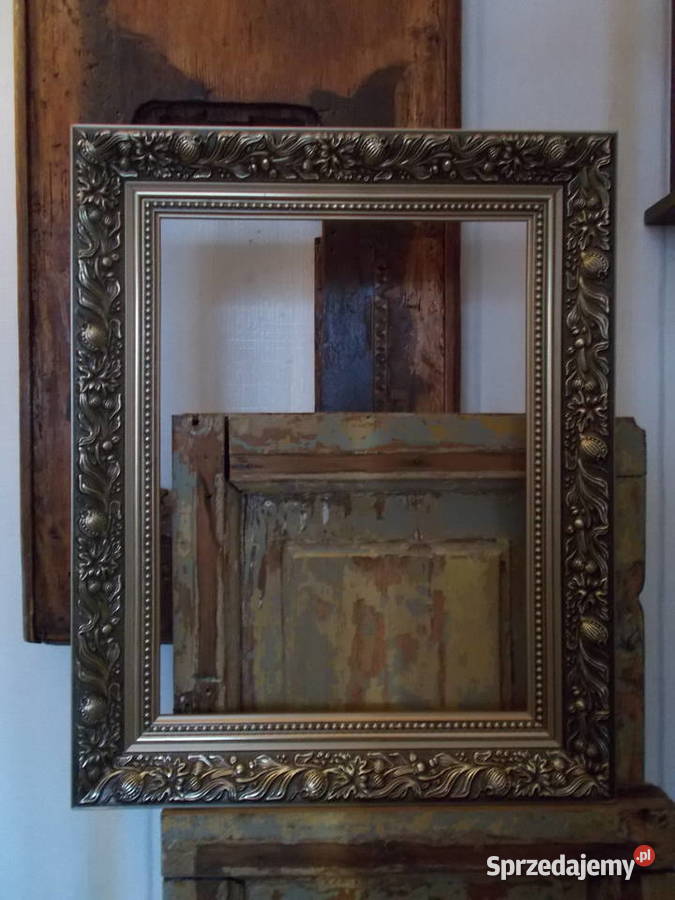 Piękna Złocona RamaDrewnoBogate Zdobienia zachodniopomorskie Szczecin sprzedam