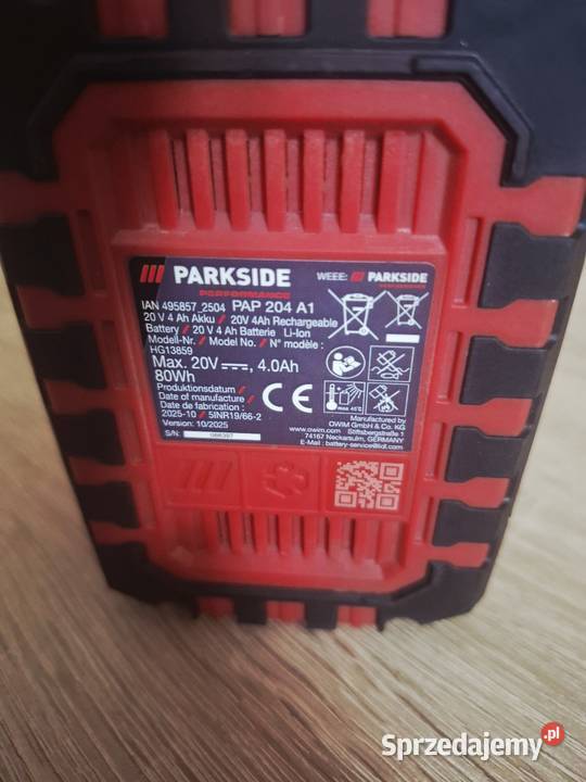 Bateria akumulator Parkside 20V 4ah Dom i Ogród Katowice
