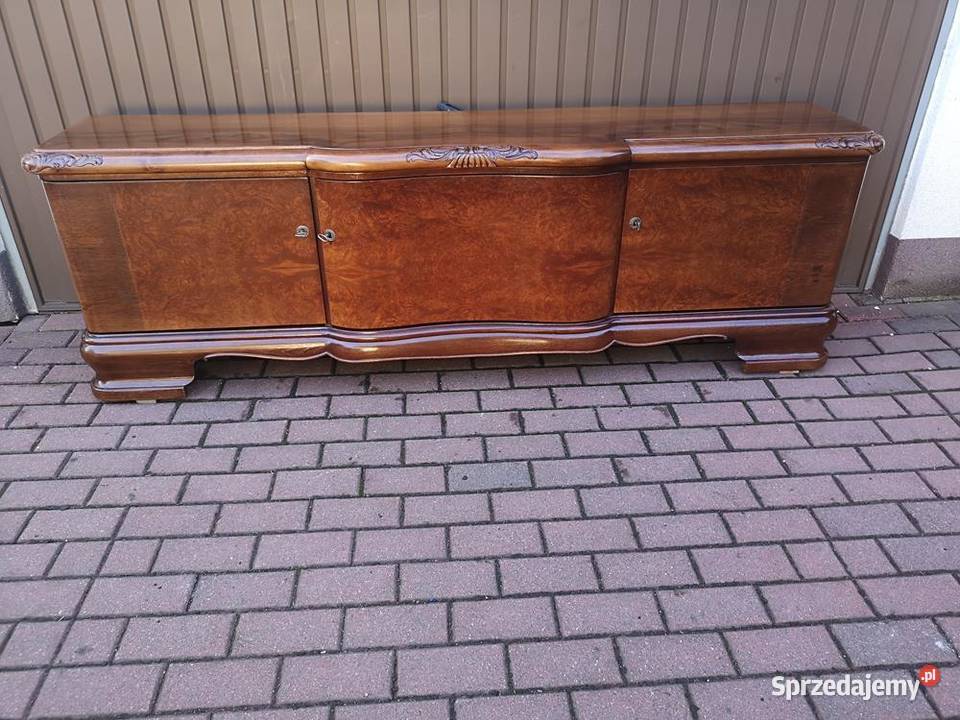 Komoda ARTDECO Orzech Niska RTV Unikat 203 Stara Swarzędz