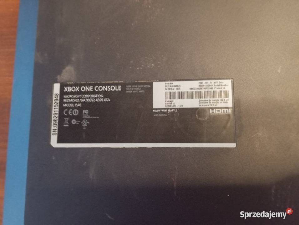 Sprzedam Xbox one Skruda